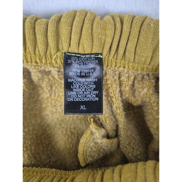 Aviator Nation Lightning Bolt Mustard Yellow Women’s Sweatpants Size XL - Picture 7 of 10